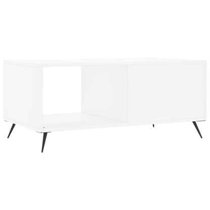 vidaXL Table basse Blanc 90x50x40 cm Bois d'ingénierie
