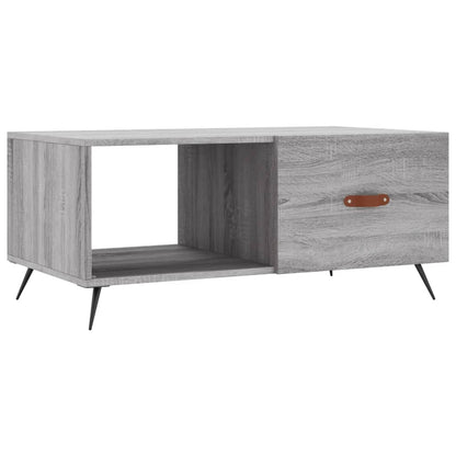 vidaXL Table basse gris Sonoma 90x50x40 cm aggloméré