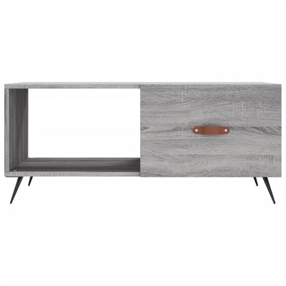 vidaXL Table basse gris Sonoma 90x50x40 cm aggloméré