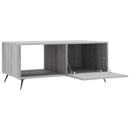 vidaXL Table basse gris Sonoma 90x50x40 cm aggloméré