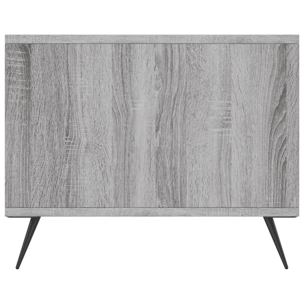vidaXL Table basse gris Sonoma 90x50x40 cm aggloméré