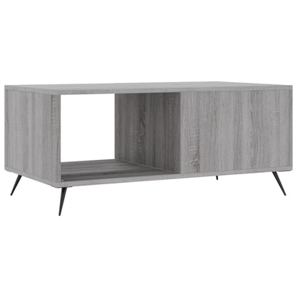 vidaXL Table basse gris Sonoma 90x50x40 cm aggloméré