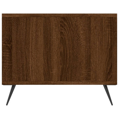 vidaXL Table basse marron aspect chêne 90x50x40 cm, bois d'ingénierie