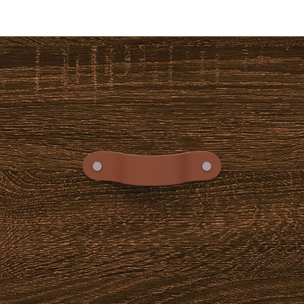 vidaXL Table basse marron aspect chêne 90x50x40 cm, bois d'ingénierie