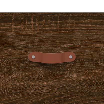 vidaXL Table basse marron aspect chêne 90x50x40 cm, bois d'ingénierie