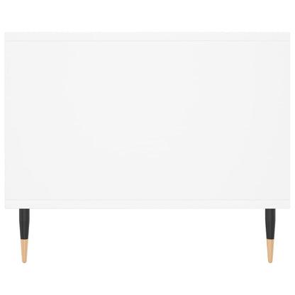 vidaXL Table basse Blanc 90x50x40 cm Bois d'ingénierie