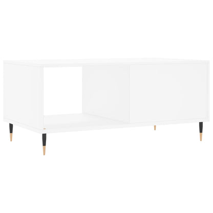 vidaXL Table basse Blanc 90x50x40 cm Bois d'ingénierie