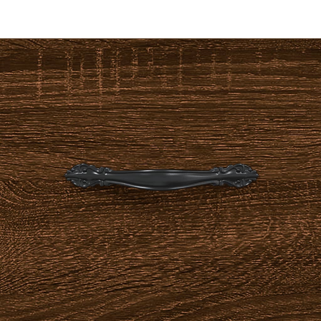 vidaXL Table basse marron aspect chêne 90x50x40 cm, bois d'ingénierie