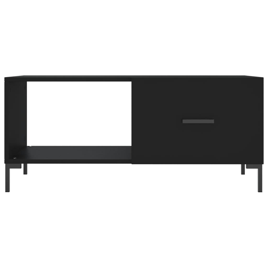vidaXL Couchtisch Schwarz 90x50x40 cm Holzwerkstoff