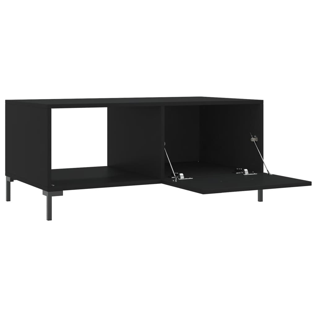vidaXL Couchtisch Schwarz 90x50x40 cm Holzwerkstoff