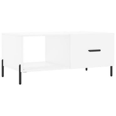 vidaXL Table basse Blanc 90x50x40 cm Bois d'ingénierie