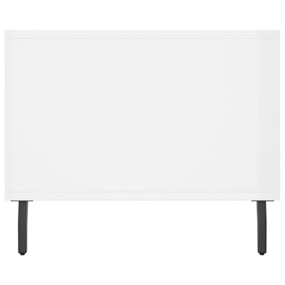 vidaXL Couchtisch Hochglanz-Weiß 90x50x40 cm Holzwerkstoff