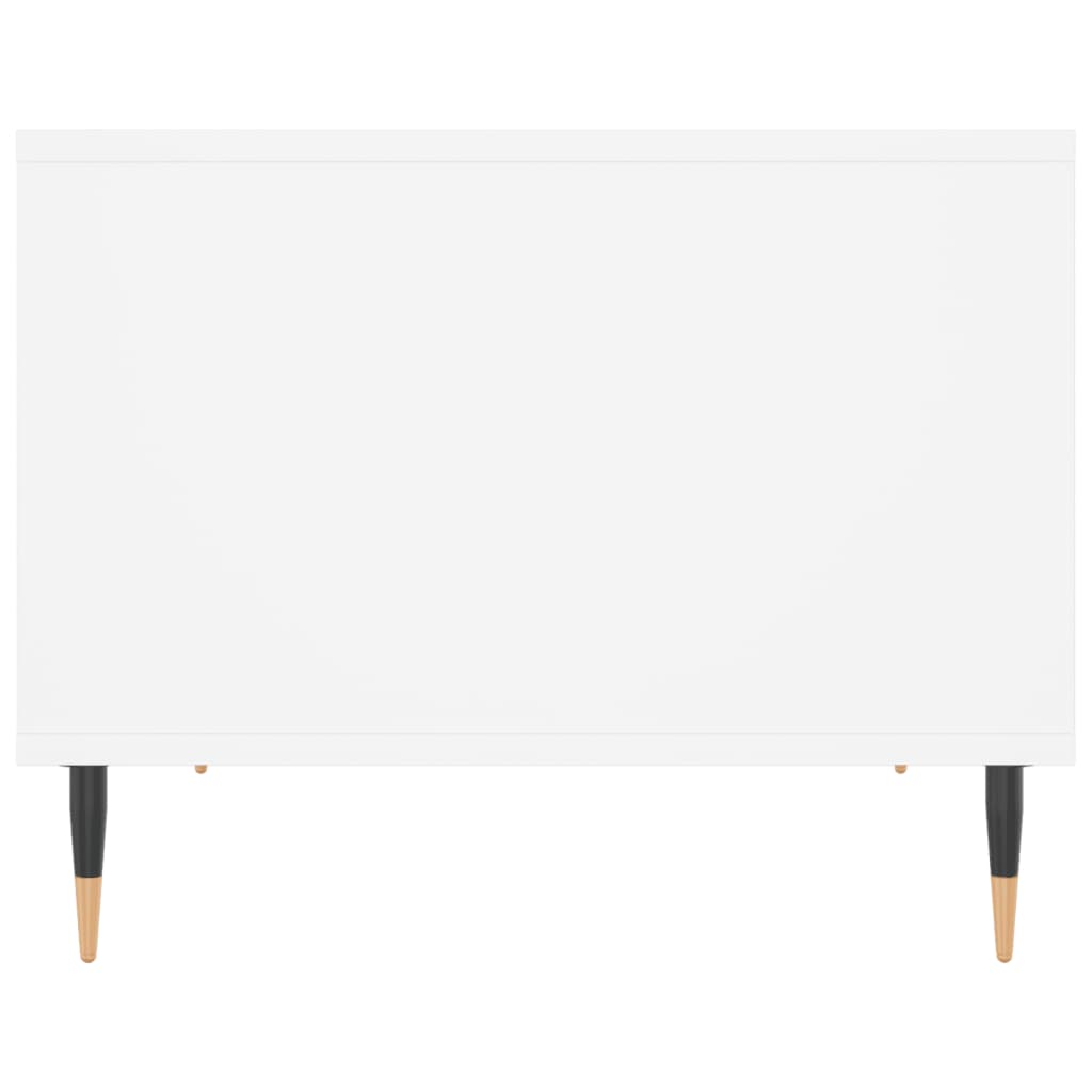 vidaXL Table basse blanche 60x50x40 cm Aggloméré