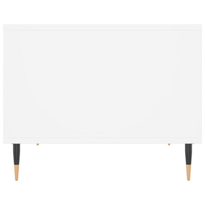 vidaXL Table basse blanche 60x50x40 cm Aggloméré