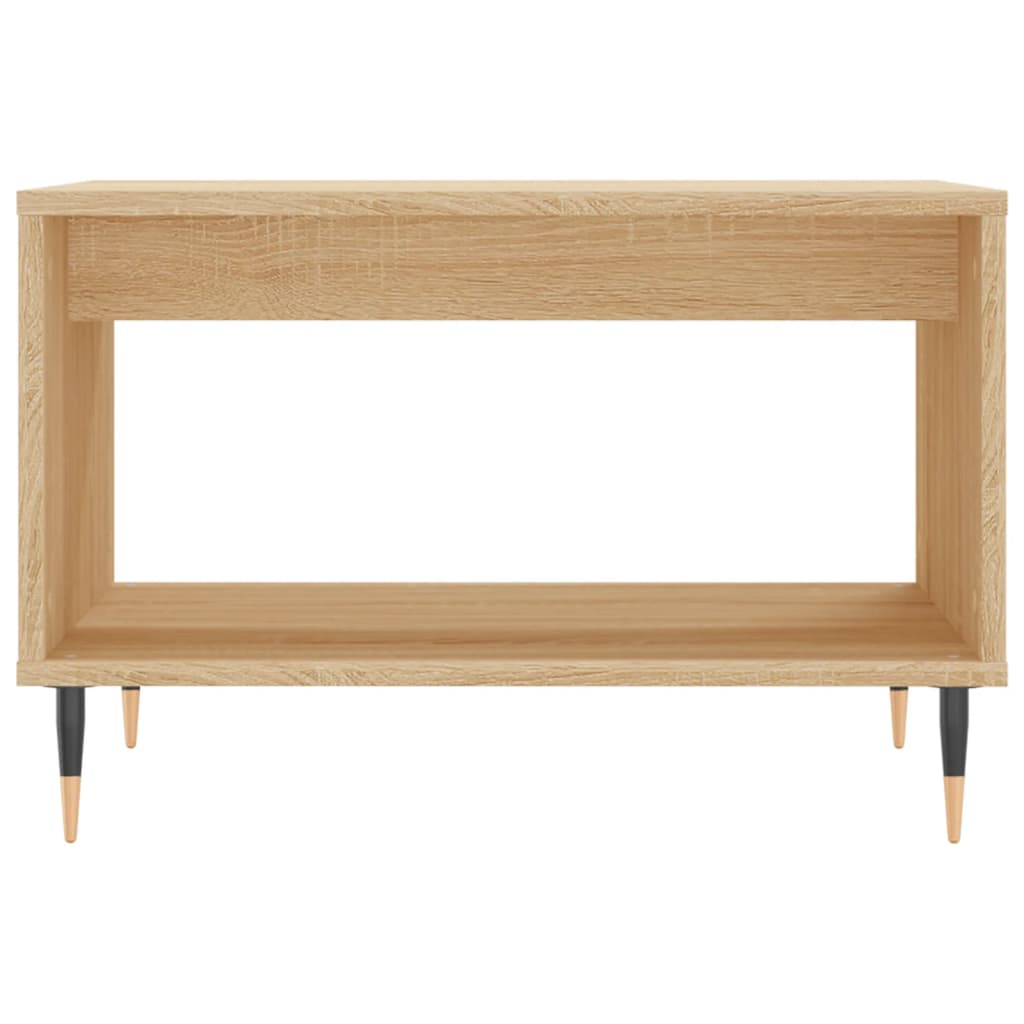 vidaXL Table basse chêne Sonoma 60x50x40 cm aggloméré