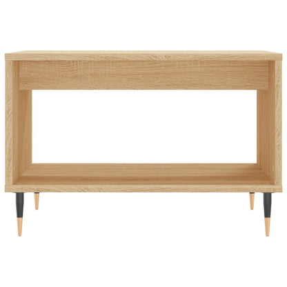 vidaXL Table basse chêne Sonoma 60x50x40 cm aggloméré