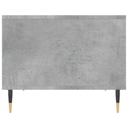 vidaXL Table basse gris béton 60x50x40 cm aggloméré