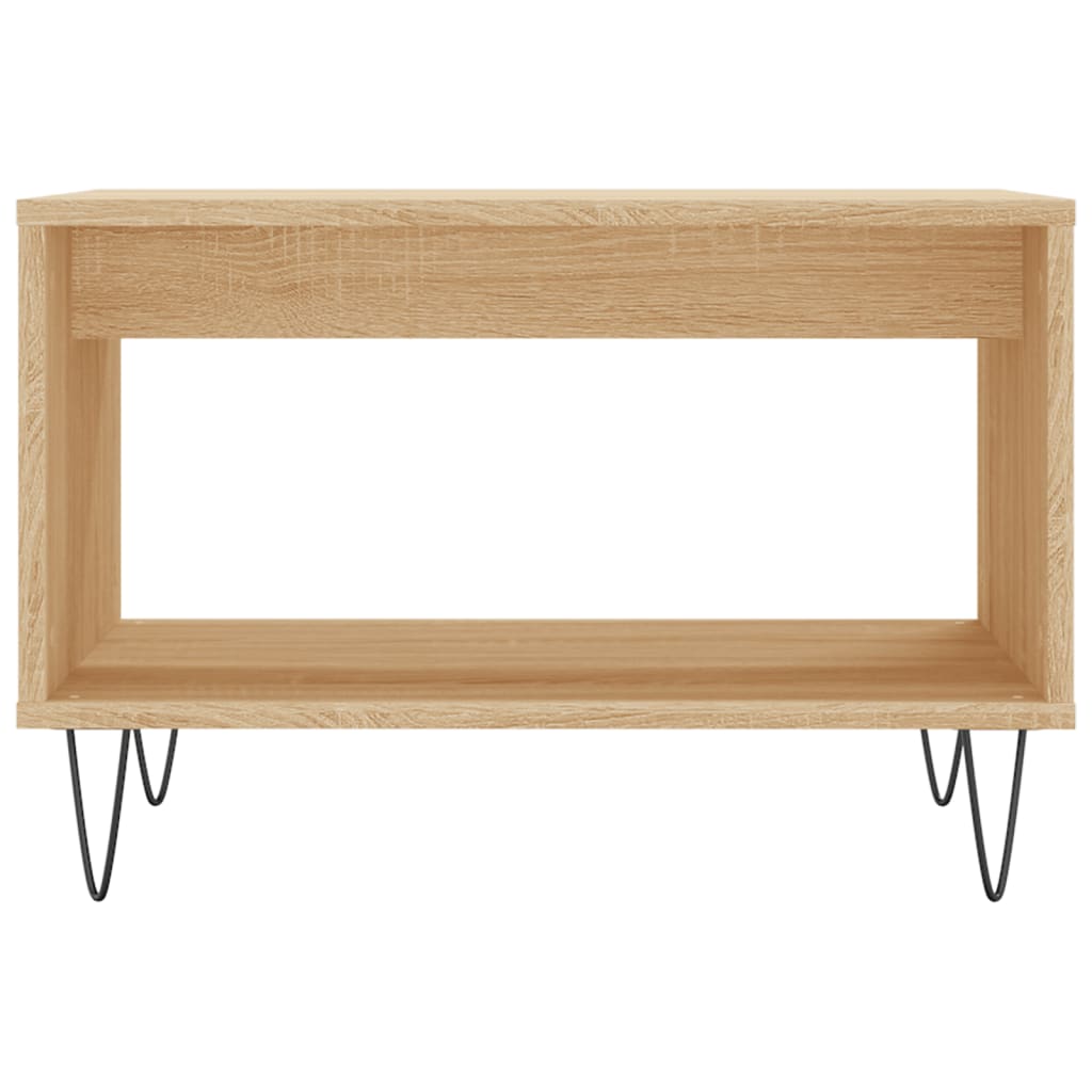 vidaXL Table basse chêne Sonoma 60x50x40 cm aggloméré