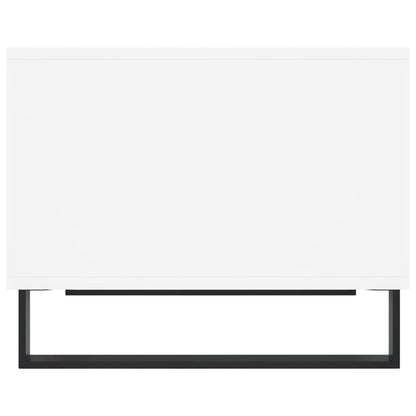vidaXL Table basse blanche 60x50x40 cm Aggloméré