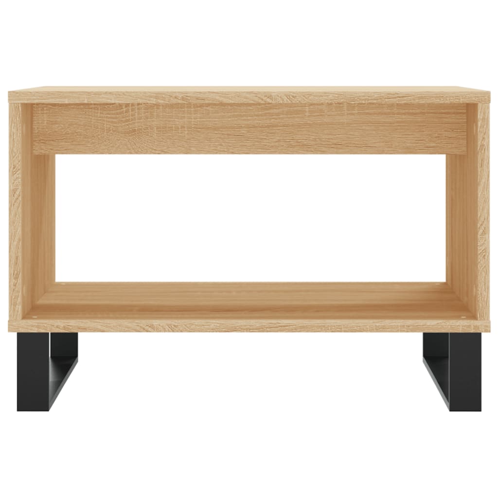 vidaXL Table basse chêne Sonoma 60x50x40 cm aggloméré