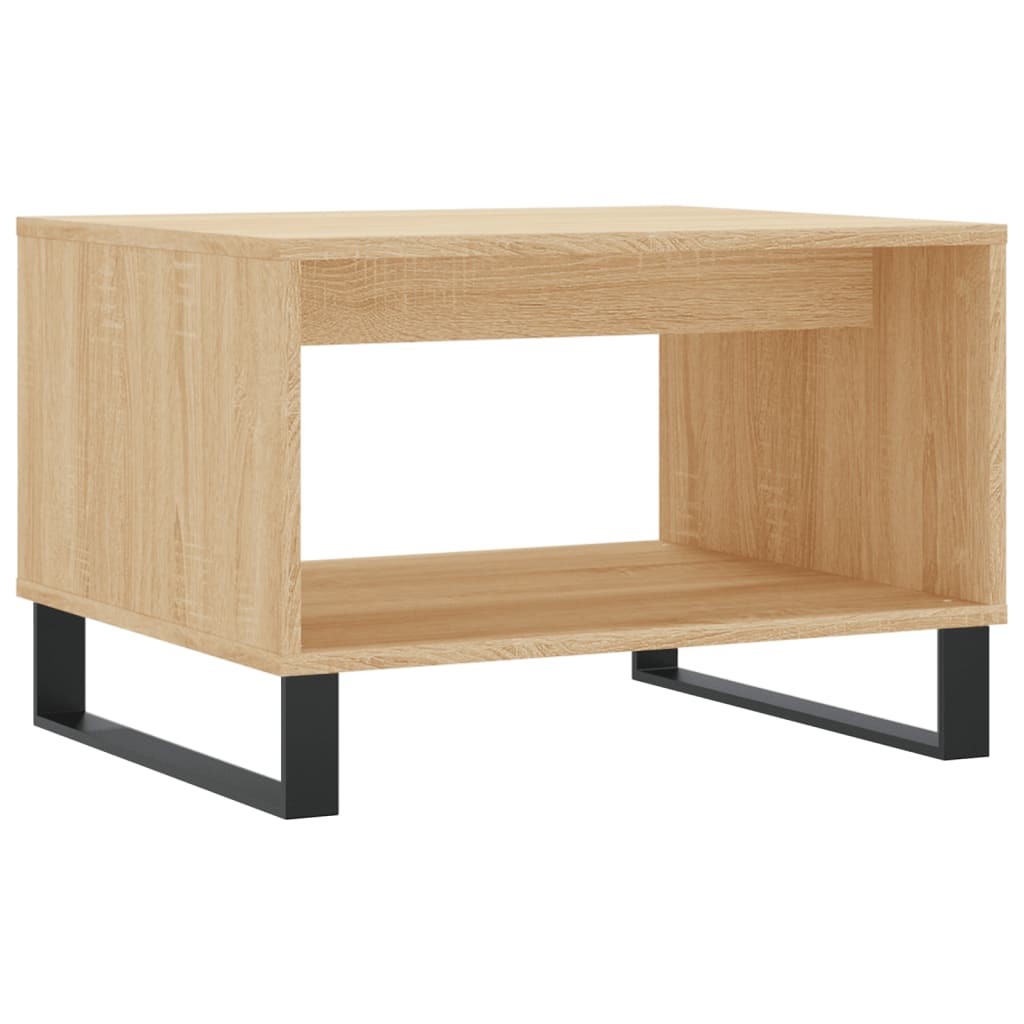 vidaXL Table basse chêne Sonoma 60x50x40 cm aggloméré