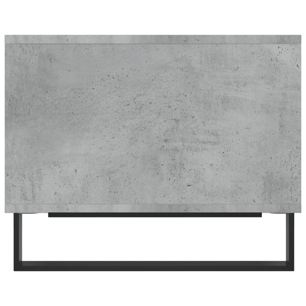 vidaXL Table basse gris béton 60x50x40 cm aggloméré