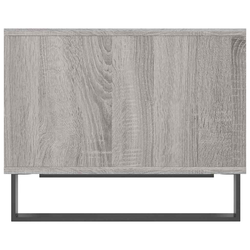 vidaXL Table basse grise Sonoma 60x50x40 cm en bois d'ingénierie