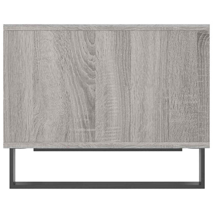 vidaXL Table basse grise Sonoma 60x50x40 cm en bois d'ingénierie