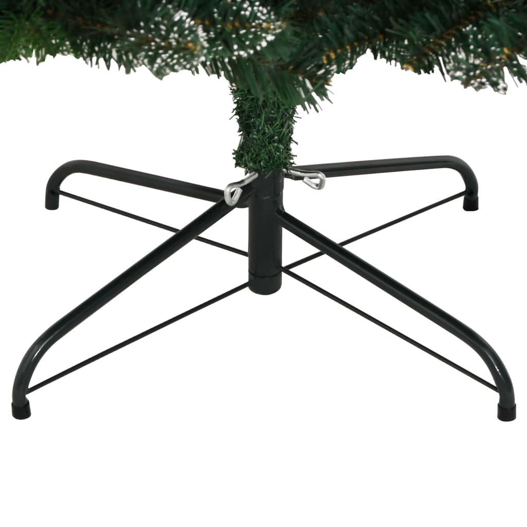 vidaXL Künstlicher Weihnachtsbaum Klappbar mit Roten Beeren 240 cm