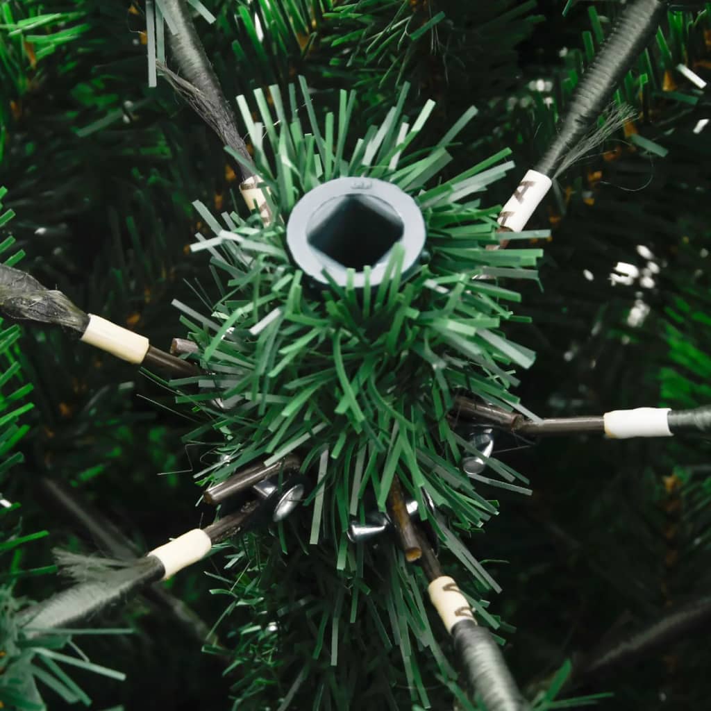 vidaXL Künstlicher Weihnachtsbaum Klappbar mit Roten Beeren 240 cm