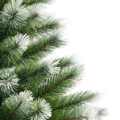 vidaXL Künstlicher Weihnachtsbaum Klappbar Beschneit 150 cm