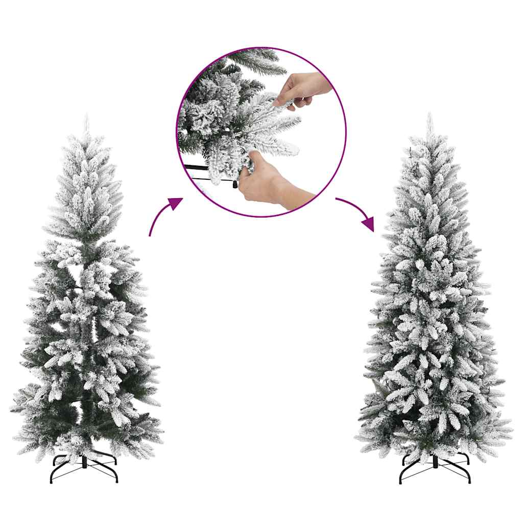 vidaXL Künstlicher Weihnachtsbaum Beschneit 150 cm