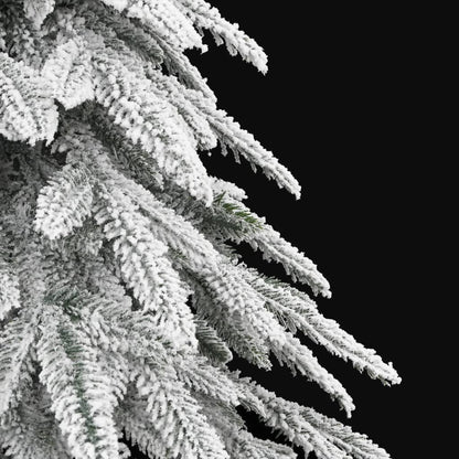 vidaXL Künstlicher Weihnachtsbaum Beschneit 210 cm