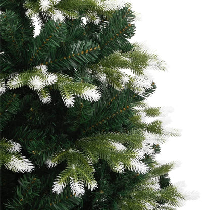 vidaXL Künstlicher Weihnachtsbaum Klappbar Beschneit 120 cm