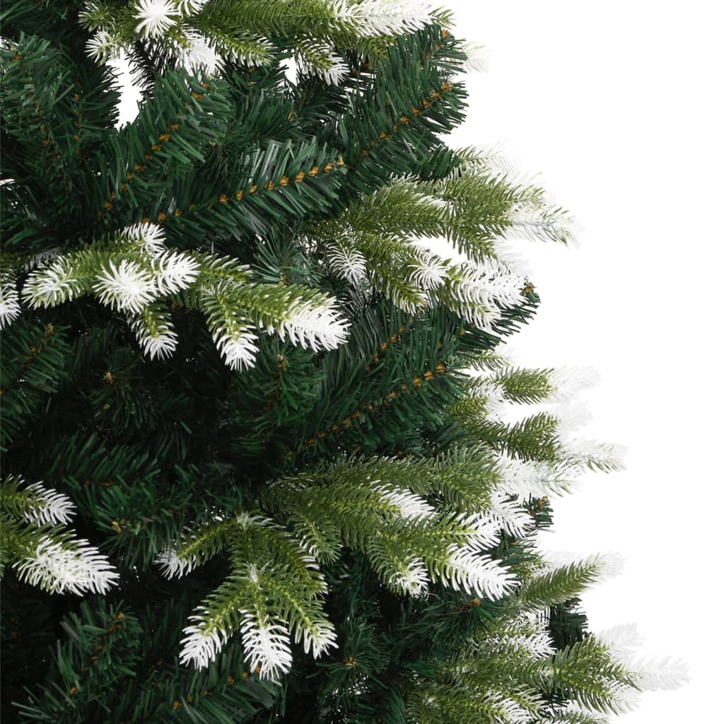 vidaXL Künstlicher Weihnachtsbaum Klappbar Beschneit 150 cm