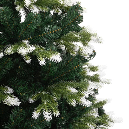 vidaXL Künstlicher Weihnachtsbaum Klappbar Beschneit 150 cm
