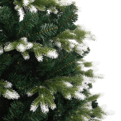 vidaXL Künstlicher Weihnachtsbaum Klappbar Beschneit 180 cm