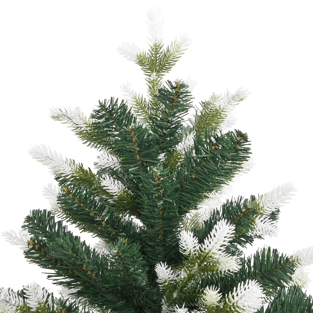vidaXL Künstlicher Weihnachtsbaum Klappbar Beschneit 210 cm