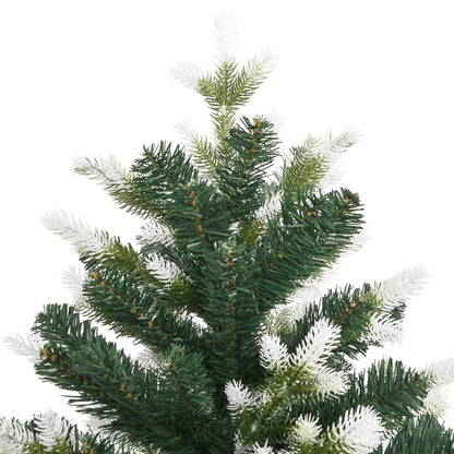 vidaXL Künstlicher Weihnachtsbaum Klappbar Beschneit 210 cm