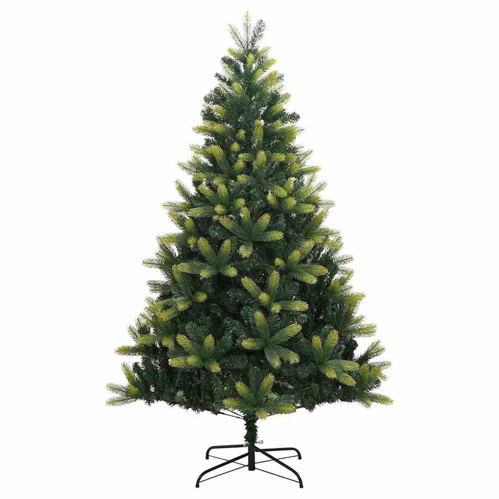 vidaXL Sapin de Noël artificiel pliable avec support 210 cm