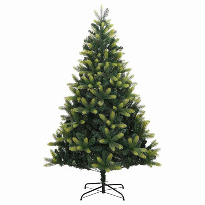 vidaXL Sapin de Noël artificiel pliable avec support 210 cm