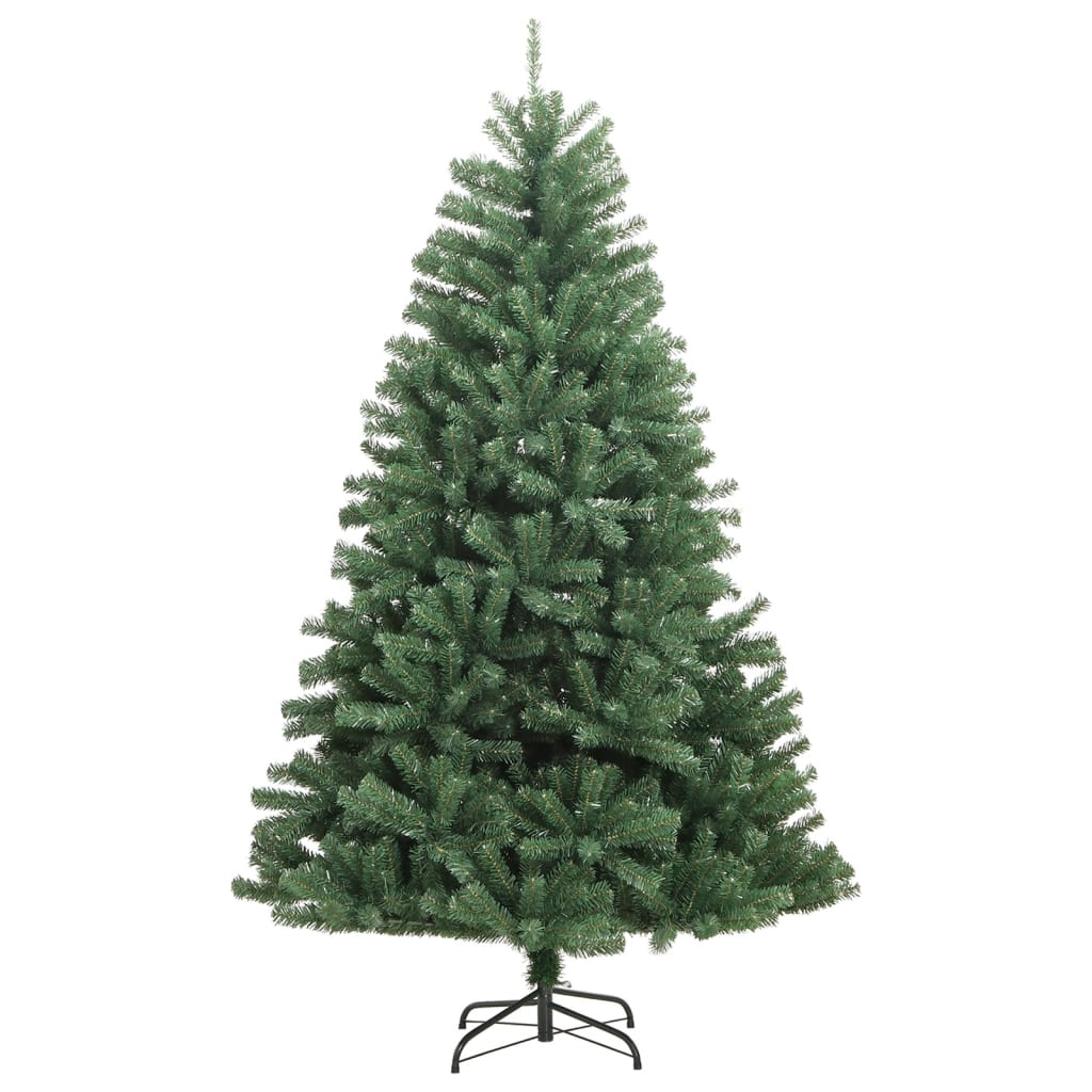 vidaXL Künstlicher Weihnachtsbaum Klappbar mit Ständer Grün 180 cm