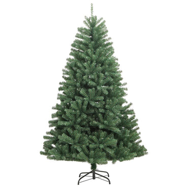 vidaXL Sapin de Noël artificiel pliant avec support Vert 210 cm