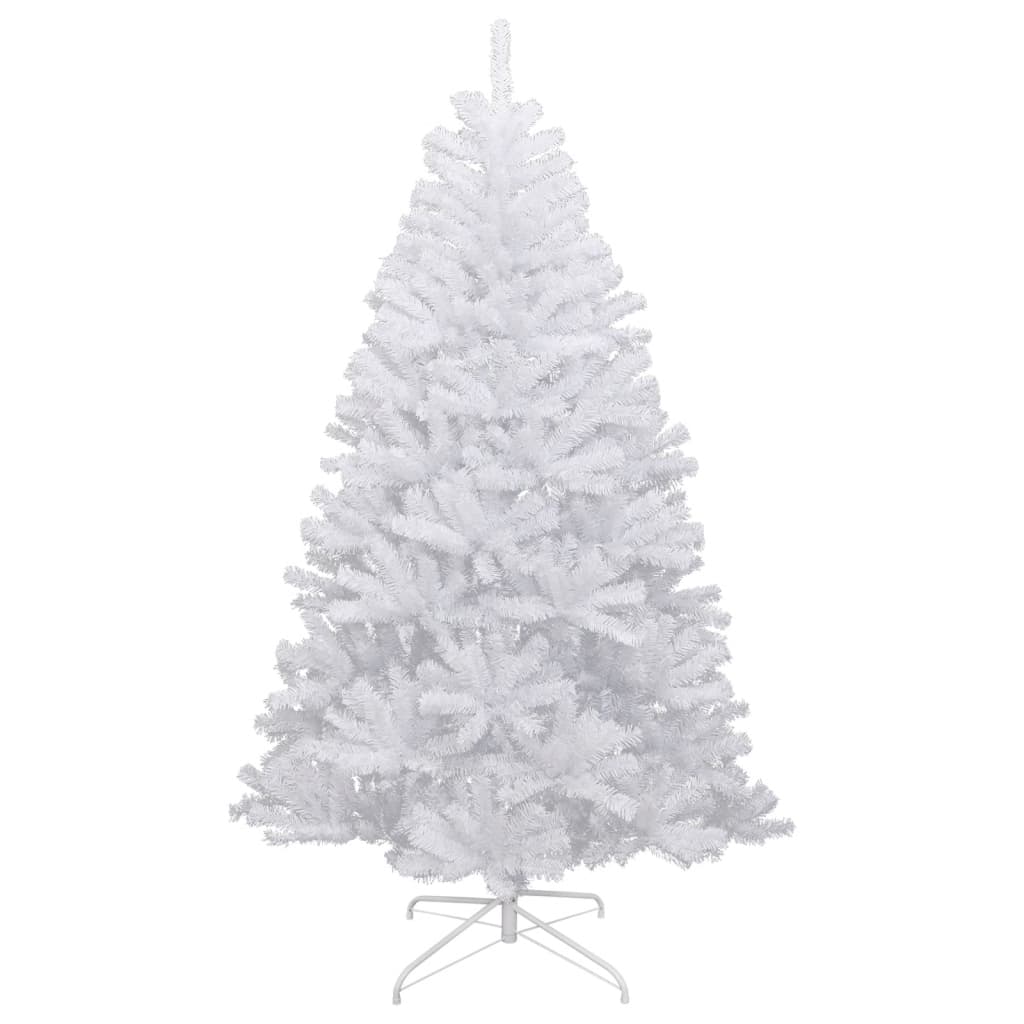 vidaXL Künstlicher Weihnachtsbaum Klappbar Beschneit 210 cm