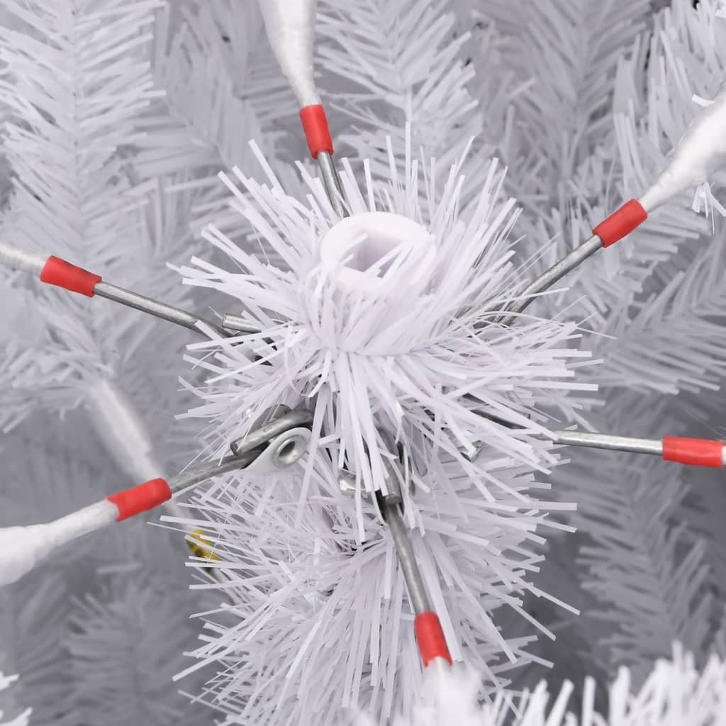 vidaXL Künstlicher Weihnachtsbaum Klappbar Beschneit 210 cm