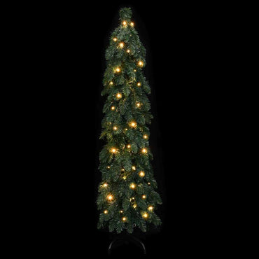 vidaXL Künstlicher Weihnachtsbaum mit Beleuchtung 60 LEDs 120 cm