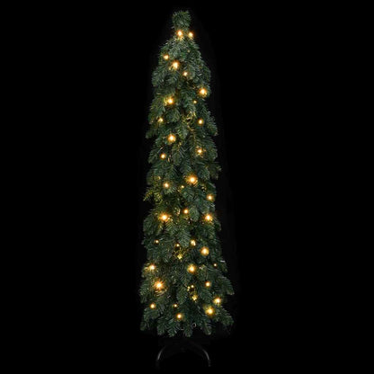 vidaXL Sapin de Noël artificiel avec éclairage 60 LED 120 cm