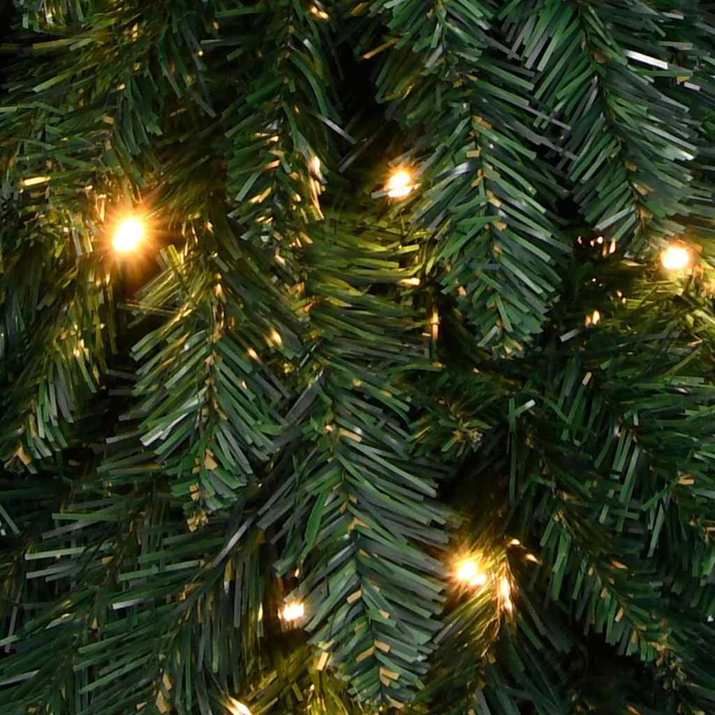 vidaXL Sapin de Noël artificiel avec éclairage 60 LED 120 cm