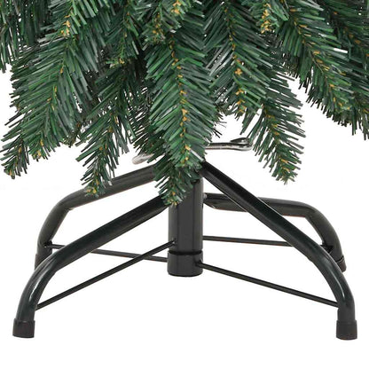 vidaXL Sapin de Noël artificiel avec éclairage 60 LED 120 cm