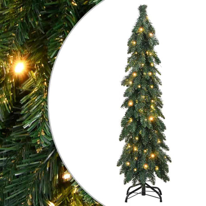 vidaXL Künstlicher Weihnachtsbaum mit Beleuchtung 80 LEDs 150 cm